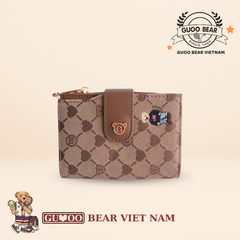 Ví cầm tay da PVC chính hãng GUOO BEAR - GO-2049