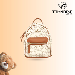 Balo da nữ họa tiết gấu chính hãng TTWN BEAR - TN3170
