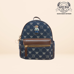 Balo thời trang chính hãng GUOO BEAR - GU1275 Xanh (M)