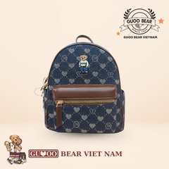 Balo thời trang chính hãng GUOO BEAR - GU1275 Xanh (M)