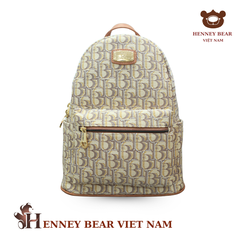 Balo chính hãng HENNEY BEAR - H-008- HB MILK TEA