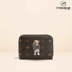 Ví cầm tay nhiều ngăn mini đựng thẻ  TTWN BEAR - TT1102