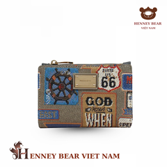 Ví cầm tay đẹp chính hãng HENNEY BEAR - HW-138