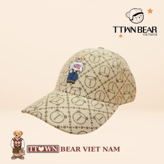 Mũ nón gấu lưỡi trai bóng chày chính hãng TTWN BEAR - MZ056