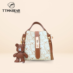 Túi xách nữ cầm tay, đeo chéo, da cao cấp TTWN BEAR - TN1334