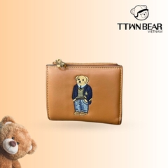 Ví cầm tay mini ngăn nhỏ tiện ích, móc khóa TTWN BEAR - TT2413