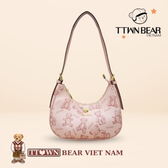 Túi xách đeo vai họa tiết gấu hồng TTWN BEAR - TN2451