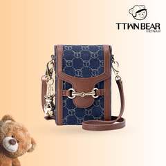 Túi điện thoại, thẻ đeo chéo, đeo vai chính hãng TTWN BEAR - TN2924