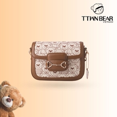 Túi xách da, cầm tay đeo chéo chính hãng TTWN BEAR - TN2983