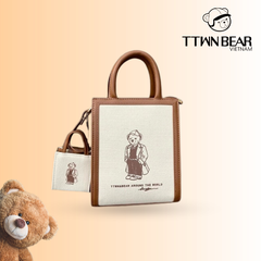 Túi xách hình gấu da cao cấp TTWN BEAR - TN3236