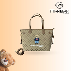 Túi Tote gấu vải Canvas cao cấp TTWN BEAR - TN3340