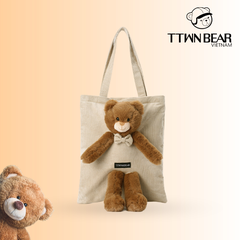 Túi Tote Nhung thời trang cao cấp công sở TTWN BEAR - TN3579