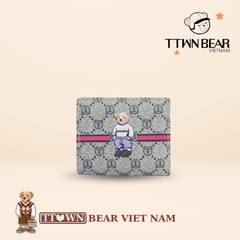 Ví câm tay nhiều ngăn mini đựng thẻ TTWN BEAR - TT2402