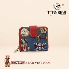 Ví nữ mini cầm tay nhỏ gọn nhiều ngăn TTWN BEAR - TT980-A