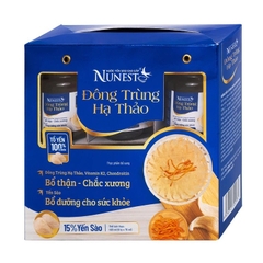 Nước Yến Sào Cao Cấp Đông Trùng Hạ Thảo 15% bổ thận, chắc xương, bổ dưỡng sức khỏe (6 Lọ x 70ml)