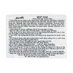 Viên uống Best King Jpanwell hỗ trợ tăng cường sinh lý và khả năng sinh sản ở nam giới (60 viên)
