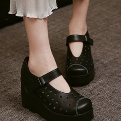 Giày đế bằng da thật phù hợp mọi lứa tuổi Shoes Nữ