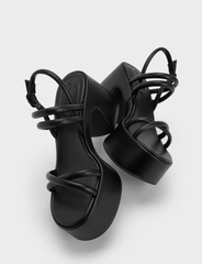 Sandals Nữ Da Thật đến từ C h a r l es&ke i t h. Phong Cách Hiện Đại. cá tính thích hợp mùa hè.