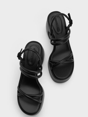 Sandals Nữ Da Thật đến từ C h a r l es&ke i t h. Phong Cách Hiện Đại. cá tính thích hợp mùa hè.