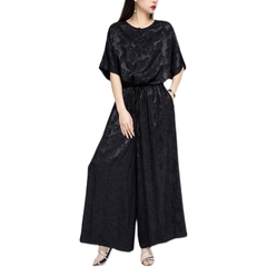 Bộ Đồ Lụa Gấm Hai Mảnh Phong Cách Mới Hiện Đại Sang Trọng Chất Lượng Cao Thời Trang Xuân Hè Dành Cho Mọi Lứa Tuổi