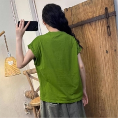 Áo phông ngắn cotton đến từ H u a l o  - Phong cách trẻ trung năng động cho mùa hè