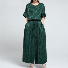 Bộ Đồ Lụa Gấm Hai Mảnh Phong Cách Mới Hiện Đại Sang Trọng Chất Lượng Cao Thời Trang Xuân Hè Dành Cho Mọi Lứa Tuổi
