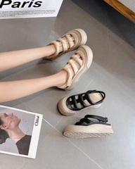Sandal nữ da thật, miệng kín, miệng hở thoáng  đế vừa. Phong cách hiện đại, cá tính thích hợp mùa hè.