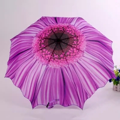 Ô gấp hình các loại hoa. Ô dù che nắng siêu nhẹ, chống tia cực tím, giữ làn da tránh tia sáng gây hại.