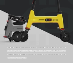 Chiếc xe điện H1 mini gấp siêu nhẹ , pin lithium đến từ nhà H I M O. Dành cho nam nữ tiện để cốp xe oto nhỏ