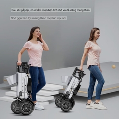 Xe điện ba bánh gấp thông minh mới của nhà W i l j e d i là một loại xe điện di động, nhỏ, nhẹ, dành cho hai người. Có 2 loại: 48V - 450W và 36V - 450W.  Nhẹ gấp đôi các loại xe điện di động nhỏ nhẹ khác. Gấp gọn để cốp xe oto. Rất phù hợp cho đi du lịch, đi trong phố đông đúc
