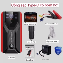 Bộ kích điện cao cấp đa năng, dung lượng pin cực lớn từ 28000mAh - 59800mAh, dùng khẩn cấp cho xe hơi.