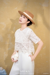 Áo Allen ren cổ vuông