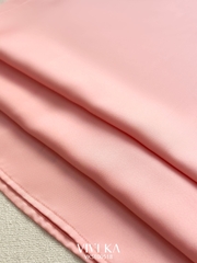 Set áo dài Uyển Sa tơ dệt 4 tà layer hồng + quần nhũ hồng