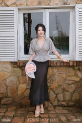 Áo Naya cổ V - A11