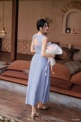 Đầm Elora đính nơ chân ngực-C51