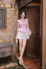 Quần short Celestia vạt chéo