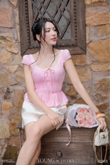 Áo Nova cổ tròn viền ren-A42