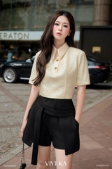 Quần váy Joel phối thắt eo
