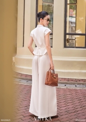 Áo Nerina cổ vest phối dây nơ