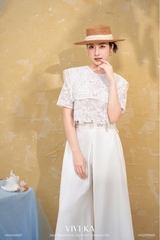 Áo Allen ren cổ vuông