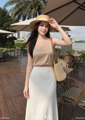 Áo Helena lụa sát nách