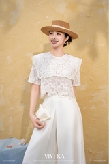 Áo Allen ren cổ vuông