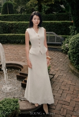 Chân váy Vanessa phối ren