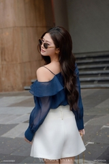 Quần váy Joel phối thắt eo