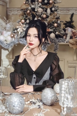 Jumpsuits Sophia tay dài phối nơ