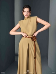 Áo Orla cổ lọ phối dây nơ