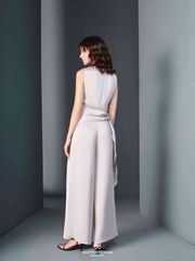 Áo Rachel lụa tà đắp chéo+ quần dài