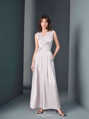 Áo Rachel lụa tà đắp chéo+ quần dài