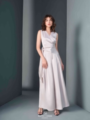 Áo Rachel lụa tà đắp chéo+ quần dài