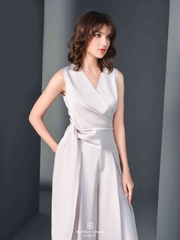 Áo Rachel lụa tà đắp chéo+ quần dài